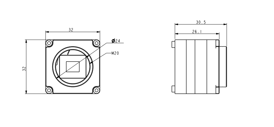 VSC111KS Thermal Camera Module view 2
